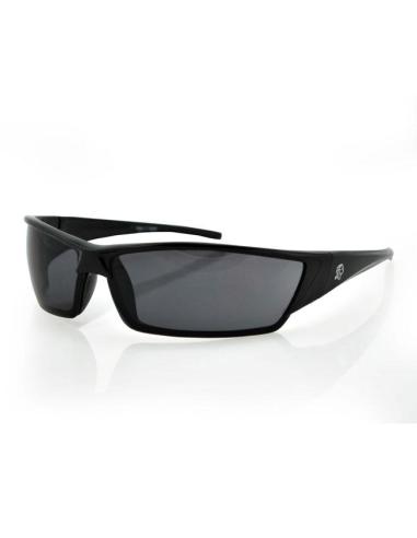 ZANheadgear Utah Gloss Black Sunglasses with Tinted Lens