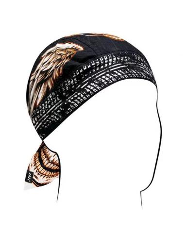 Flaming Skull Cotton Flydanna Bandana