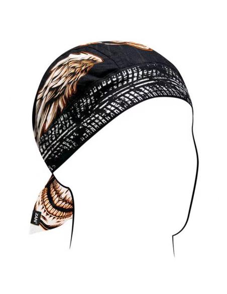 Bandana Flydanna algodão Flaming Skull