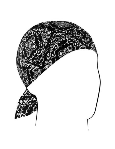 Bandana Flydanna algodão Black Paisley