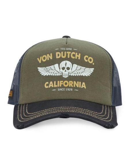 Boné Von Dutch Crew 21 Khaki | Estilo Vintage Biker