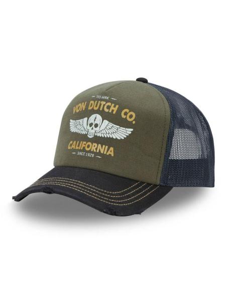 Boné Von Dutch Crew 21 Khaki | Estilo Vintage Biker