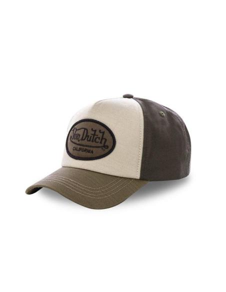 Boné Von Dutch Permanent Tricolor Castanho | Estilo Vintage Biker