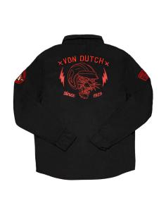 GIACCA VON DUTCH PICK NERA STILE VINTAGE BIKER 2