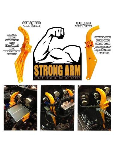 Suportes de carenagem Strong Arm Alloy Art Harley Touring 96-13