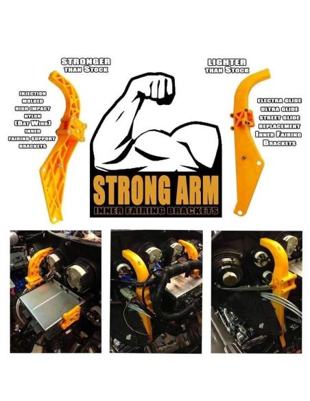 Soportes carenado Strong Arm Alloy Art Harley Touring 96-13