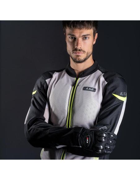 Buy LS2 Airy Evo Man Summer Jacket Black at a Discounted Price
