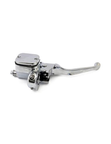Buy 11/16" Chrome Brake Master Cylinder Harley 96-07 | Iguana Custom