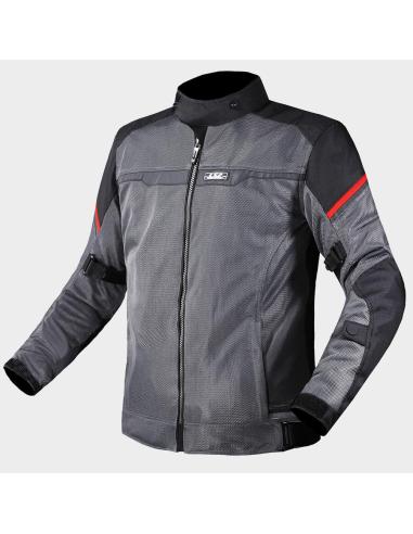 Summer Jacket LS2 Riva Gray/Black | Ventilated and Waterproof CE Class A