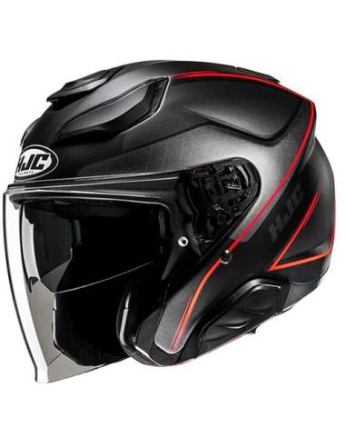 Capacete Jet HJC F31 Ludi MC1SF Pinlock Ready | Iguana Custom