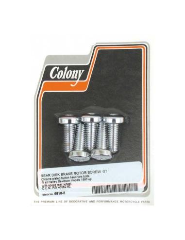 Kit Boulons de Frein Colony OEM 43567-92 Chromés Harley-Davidson | Iguana Custom