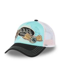 GORRA VON DUTCH PATCHES 08 BLUE — AJUSTABLE