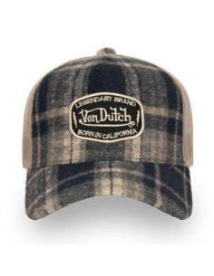 GORRA VON DUTCH CARREAUX GRAY — AJUSTABLE 2