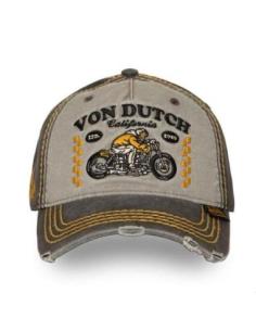 GORRA VON DUTCH RETRO CAFE RACER BLACK — AJUSTABLE 2