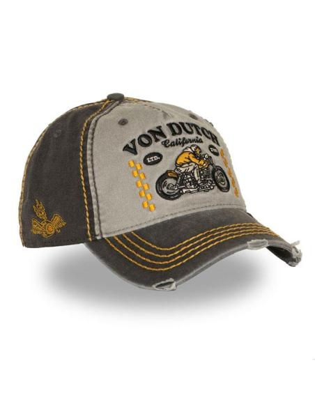 Cappellino Von Dutch Retro Cafe Racer nero – Regolabile