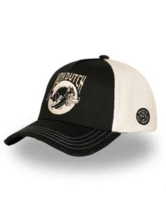 GORRA VON DUTCH WILD WOLF BLACK/WHITE — AJUSTABLE
