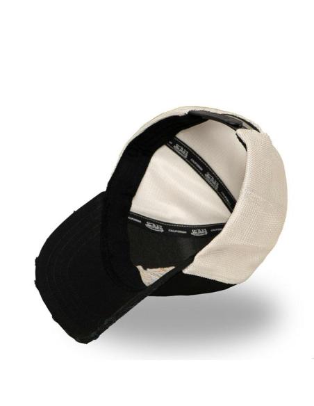 Boné Von Dutch Wild Wolf preto/branco – Ajustável