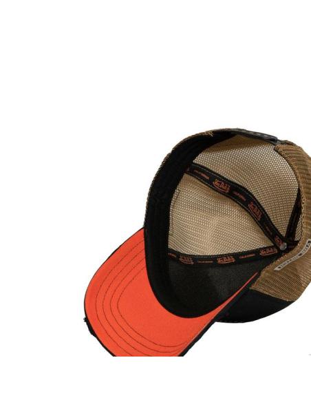 Von Dutch Crew Fire Head Black Cap – Adjustable