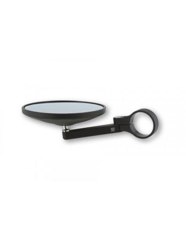 PONZA HANDLEBAR END MIRROR BLACK HOMOLOGATED