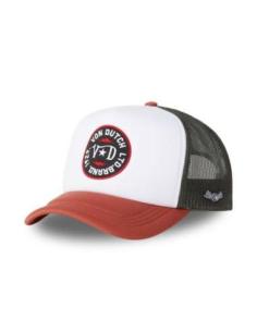 GORRA VON DUTCH FOAM BROWN/WHITE/BLUE — AJUSTABLE