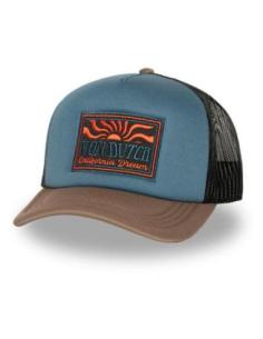 GORRA VON DUTCH FOAM SUN BLUE/BROWN — AJUSTABLE