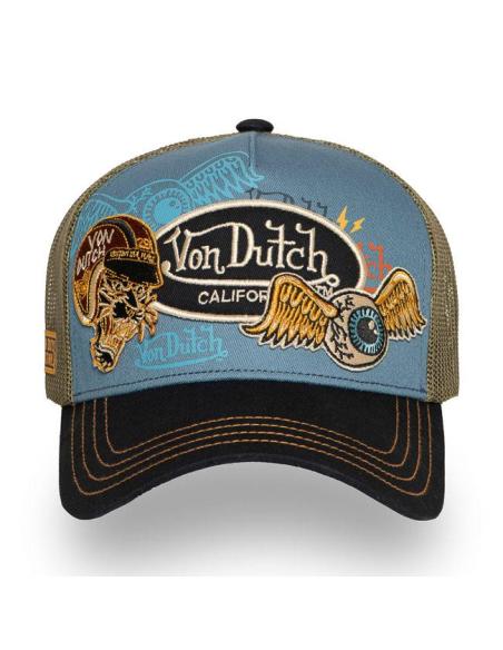 Cappellino Von Dutch Patches Tiger 2 blue – Regolabile