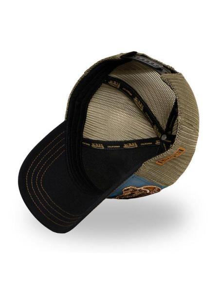 Casquette Von Dutch Patches Tiger 2 blue – Réglable
