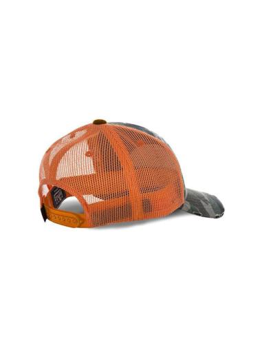 Casquette Von Dutch Heritage camo/orange patch – Trucker