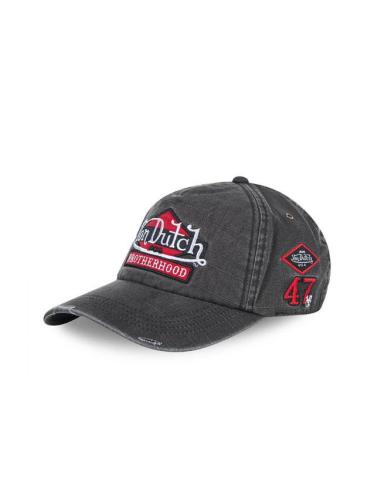 Cappellino Von Dutch Heritage in denim grigio – Regolabile