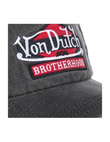 Cappellino Von Dutch Heritage in denim grigio – Regolabile
