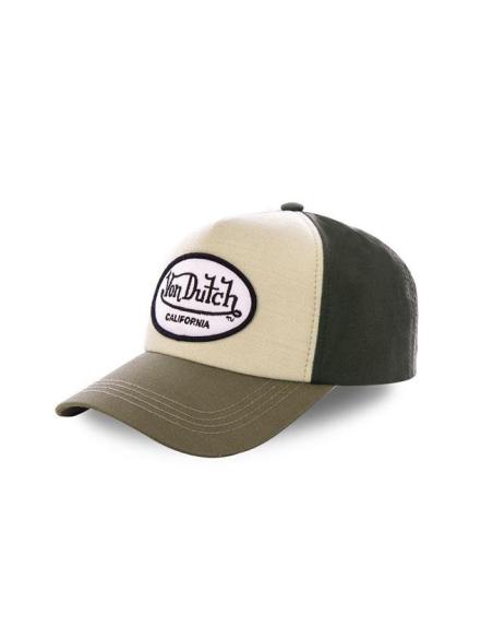 Cappellino Von Dutch Permanent 3 Coloured marrone – Regolabile