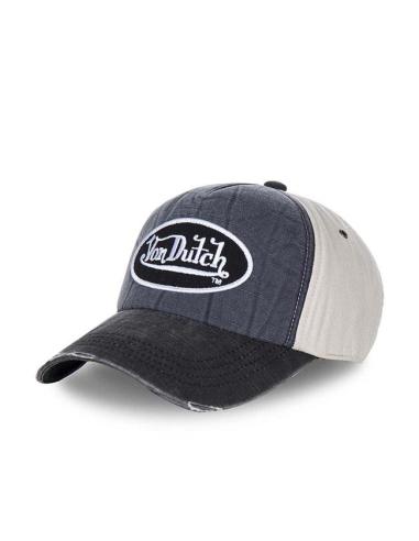 Von Dutch Cap Permanent Denim/White/Anthracite – Adjustable