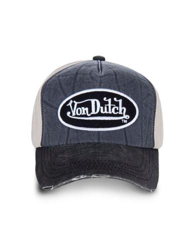 Casquette Von Dutch Permanent denim/blanc/anthracite – Réglable