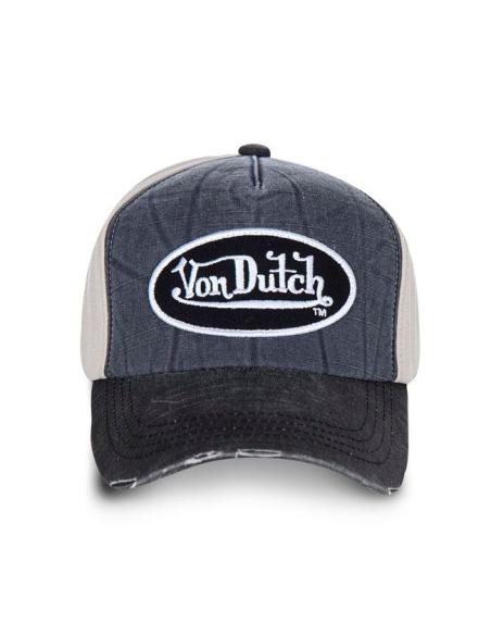 Casquette Von Dutch Permanent denim/blanc/anthracite – Réglable