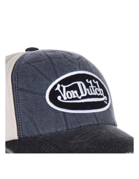 Von Dutch Cap Permanent Denim/White/Anthracite – Adjustable