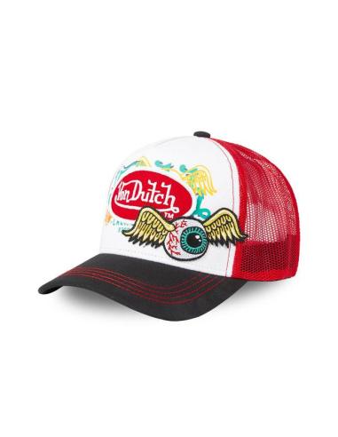 Casquette Von Dutch Lifestyle Flying Eye rouge – Réglable