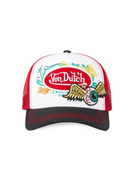 Cappello Von Dutch Lifestyle Flying Eye rosso – Regolabile