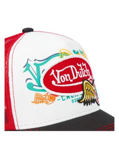 Cappello Von Dutch Lifestyle Flying Eye rosso – Regolabile
