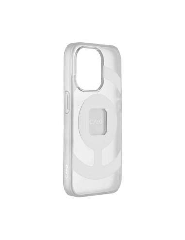 Funda CAYO phone.dokk iPhone 15 Pro MagSafe clear/white