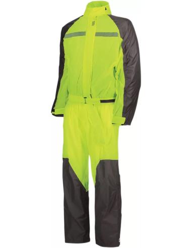 TUTA ANTIPIOGGIA OJ ATMOSFERE FLUO PEZZO UNICO...