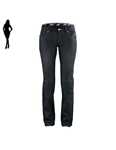 Pantalón Moto Mujer Ixon Britney | Denim con Kevlar, Ajuste Morpho Concept