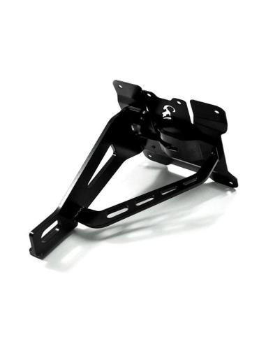 Support de Plaque Latérale Zieger Noir | Harley Sportster 90-03 avec LED ECE