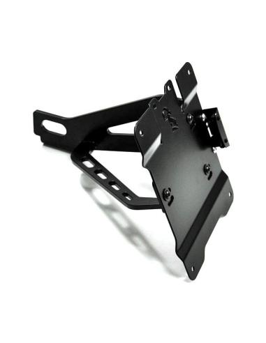 Supporto Targa Laterale Zieger Nero | Harley Sportster 90-03 con LED ECE