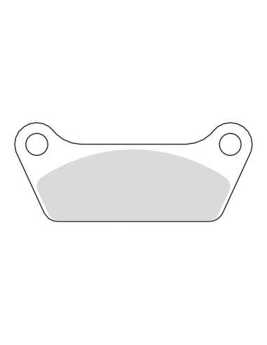Plaquettes de frein arrière organiques MCS FLH 81–84