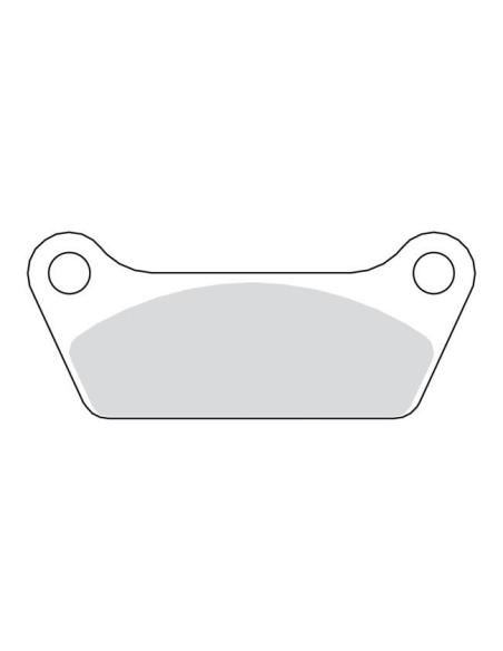 Plaquettes de frein arrière organiques MCS FLH 81–84