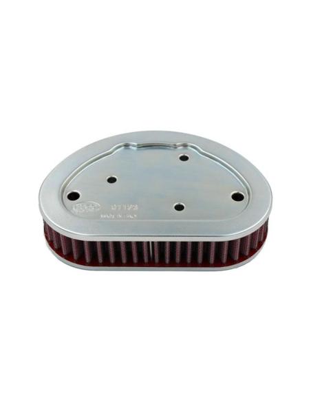 Filtro de ar BMC Harley Dyna 2008–2017 tampa teardrop