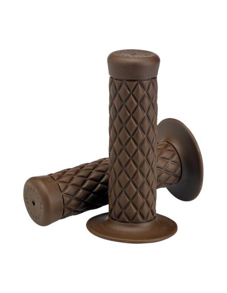 BILTWELL THRUSTER POIGNÉES EN CAOUTCHOUC TPV CHOCOLAT - 22MM