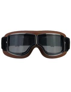 Motorcycle Goggles 705 California Brown | Smoked Lenses 75% EN1938