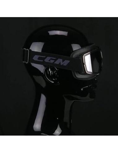 Motorcycle Mask 740M Gloss Black | EN1938 Certified Goggles