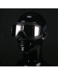 Motorcycle Mask 740M Gloss Black | EN1938 Certified Goggles 2